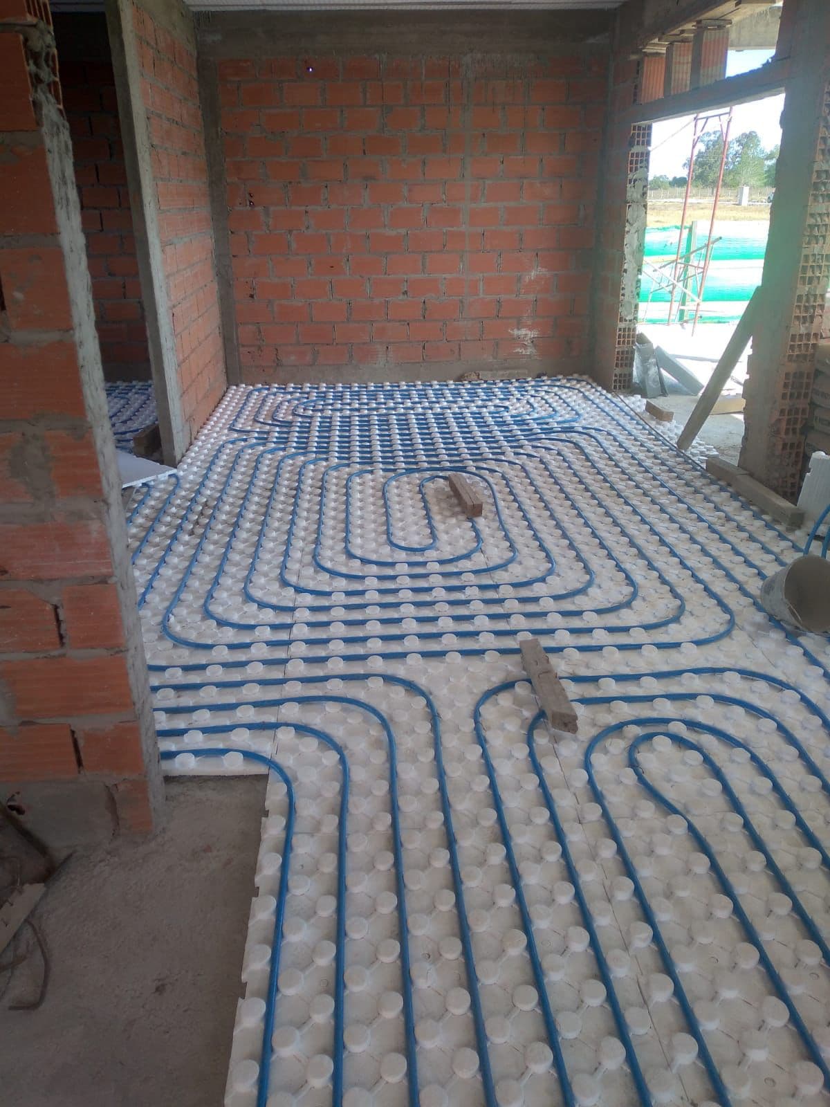 Instalación de calefacción en vivienda